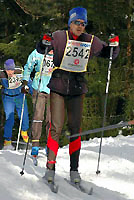Jérôme, 60 km, en forêt : on devine que les jambes deviennent lourdes !