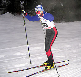 Pas de patineur un temps pour Jérôme à l'arrivée ...
