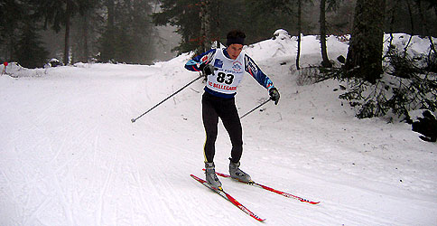 Laurent à la relance en forêt