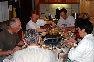 Après l'effort, le réconfort : une petite raclette ?