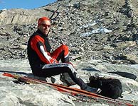 Un peu de marche à pied à 3000 m , rien de tel pour se mettre en forme.