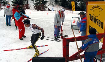 Laurent au départ.