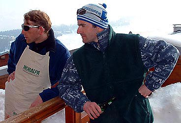 Jean et Jérôme en pleine concentration avant de farter !