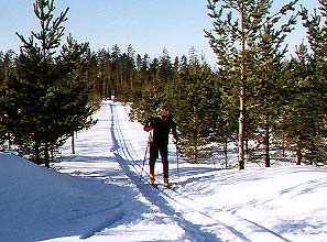 Jacky sur la Langspär...